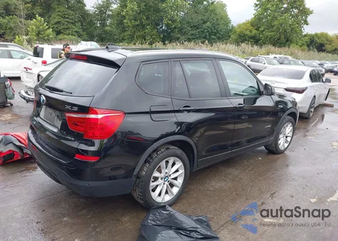2017 BMW X3 xDrive28I z USA, uszkodzony, nr VIN 5UXWX9C33H0T23548